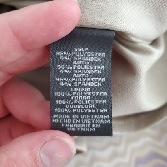 Vince Camuto Halter Neck Chevron Multicolor Print Dress Size 6 - Picture 4 of 8